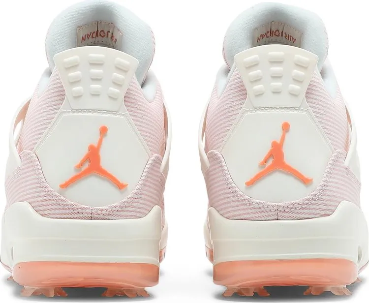 Air Jordan 4 Golf NRG Seersucker Cleats, Pink