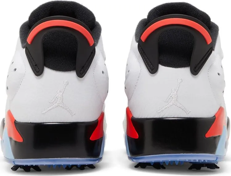 Air Jordan 6 Retro Low Golf White Infrared Cleats