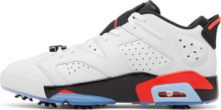 Air Jordan 6 Retro Low Golf White Infrared Cleats