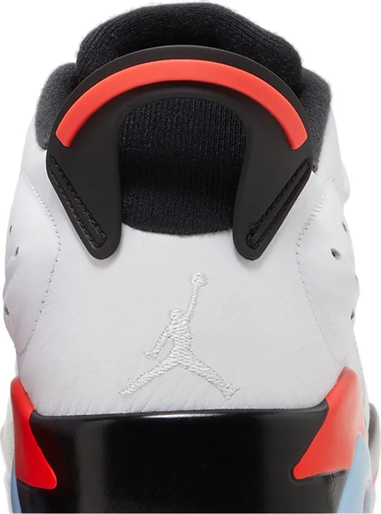 Air Jordan 6 Retro Low Golf White Infrared Cleats