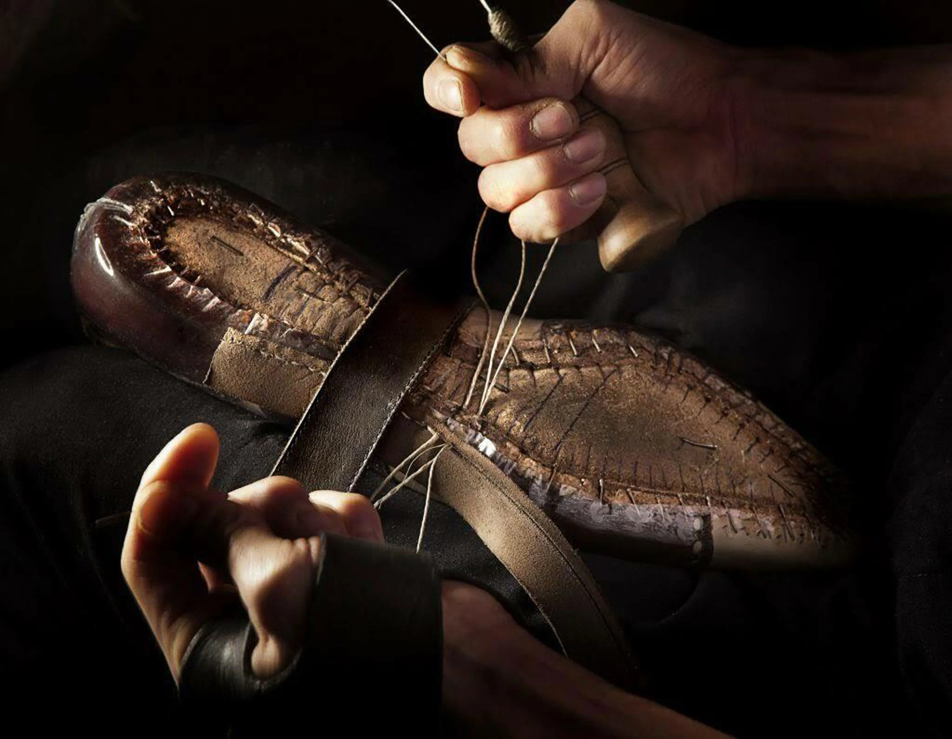 Bespoke Handcrafted Grain Brown Shaded Leather Ankle Derby Lace Up Dress Boots