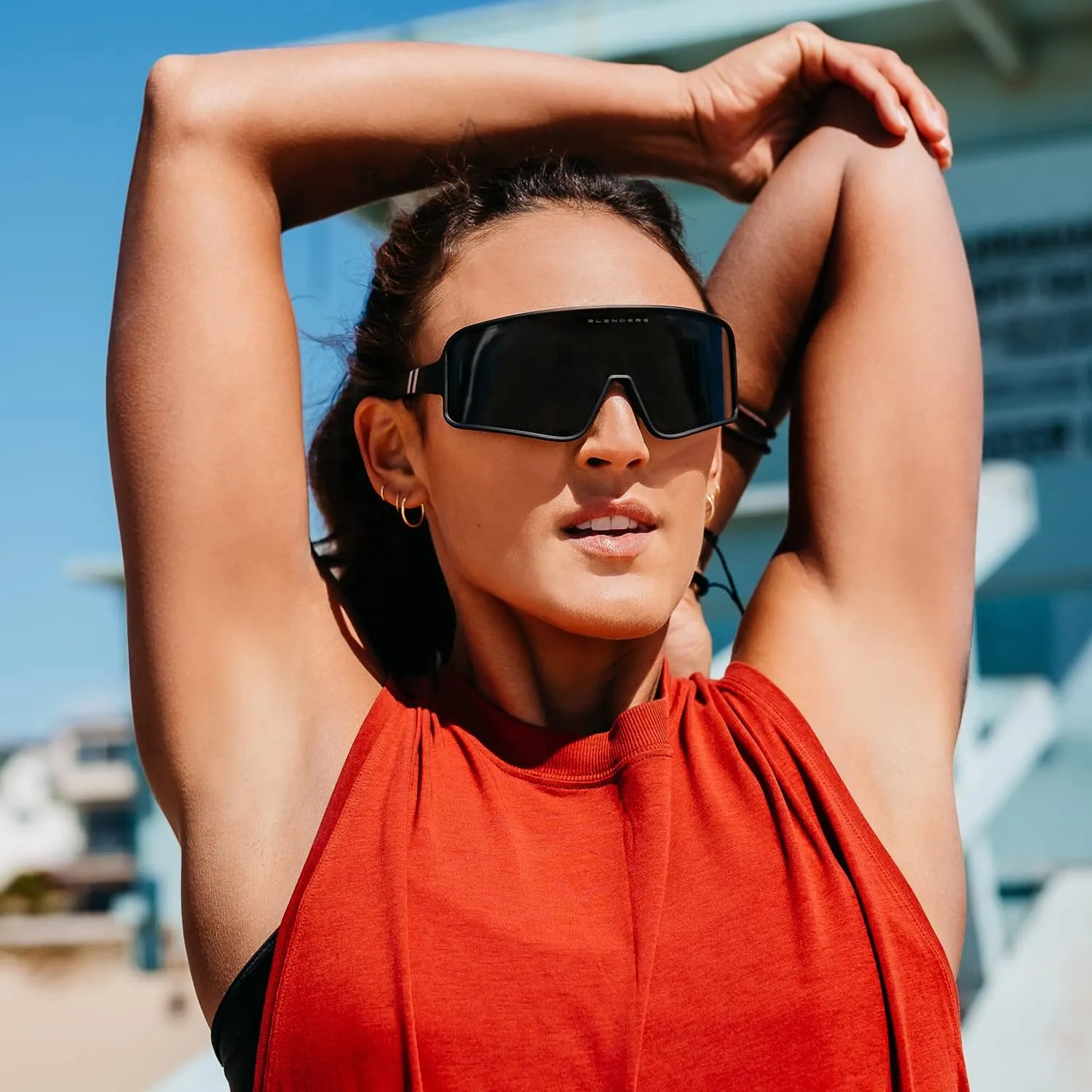 Blenders Eyewear Eclipse ?C Polarized Sunglasses ?C Wrap-Around Lens ?C 100% UV Protection ?C For Men & Women