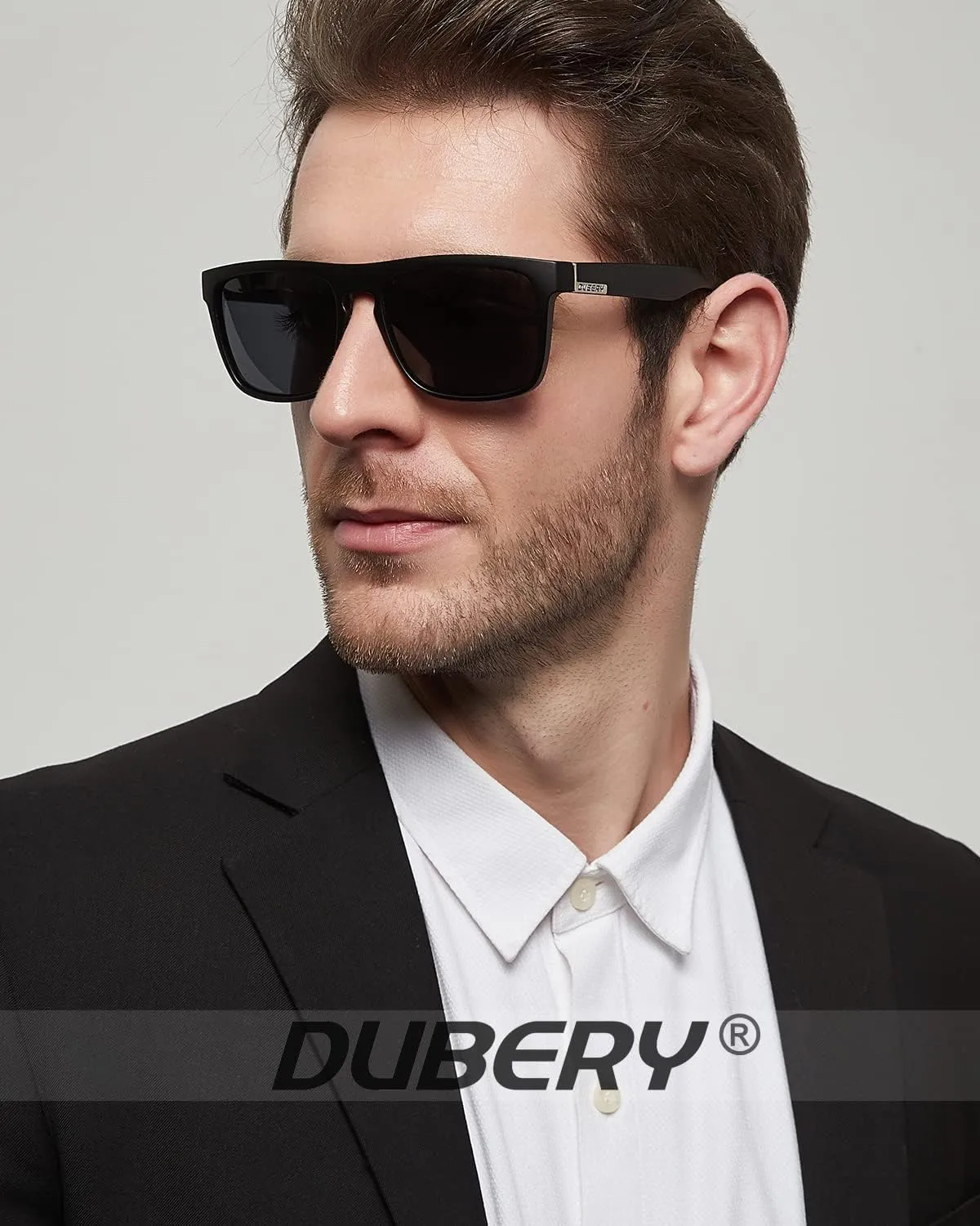 DUBERY Classic Polarized Sunglasses for Men Women Retro 100% UV Protection Driving Sun Glasses D731