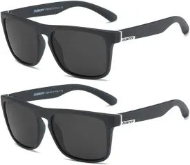 DUBERY Classic Polarized Sunglasses for Men Women Retro 100% UV Protection Driving Sun Glasses D731