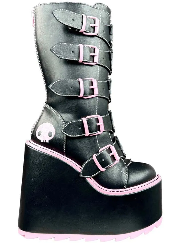 Dune Kuromi [Black] | PLATFORM BOOTS [PREORDER]