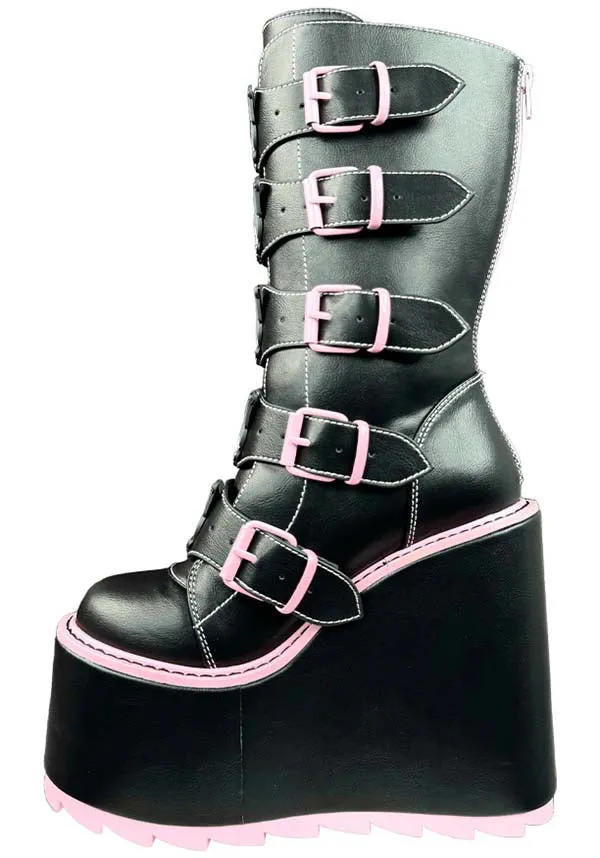 Dune Kuromi [Black] | PLATFORM BOOTS [PREORDER]