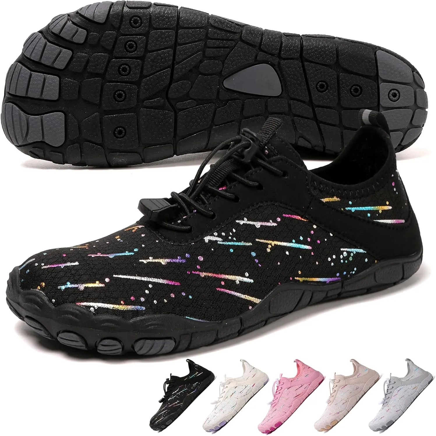 Hike Barefoot Shoes Womens Men,Unisex Barefoot Water Shoes Breathable, Anti-Slip Hiking Footwear for Athletic Wide Toe Shoe Footwear for Hiking, Walking, Running, Yoga, and Water Sports