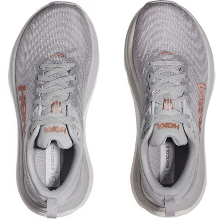 HOKA Women's Gaviota 5 Wide Shoes, Harbor Mist/Rose Gold