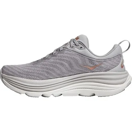 HOKA Women's Gaviota 5 Wide Shoes, Harbor Mist/Rose Gold