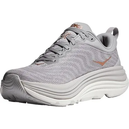 HOKA Women's Gaviota 5 Wide Shoes, Harbor Mist/Rose Gold
