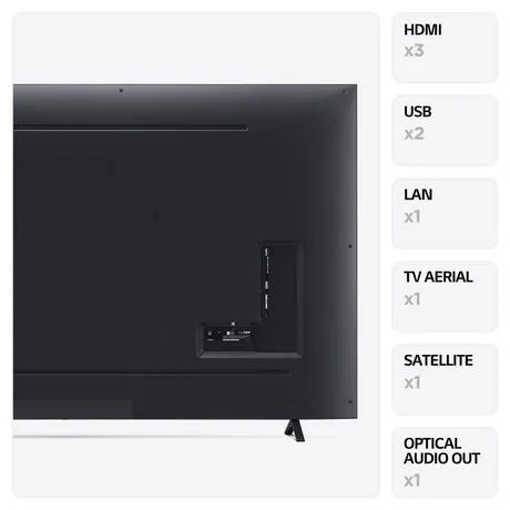 LG 86 Inch 86UR78006LB Smart 4K UHD HDR LED Freeview TV - Dark Iron Grey