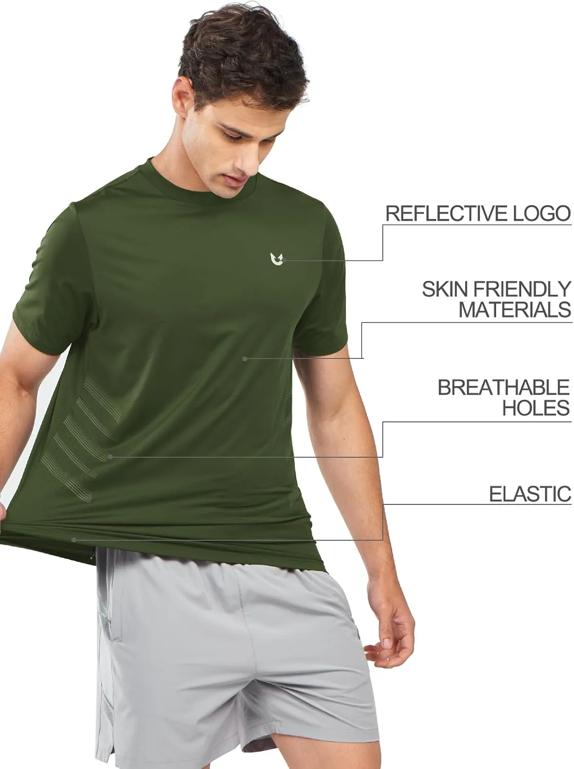 NORTHYARD Breathable 2.0? Men's Athletic Workout T-Shirt