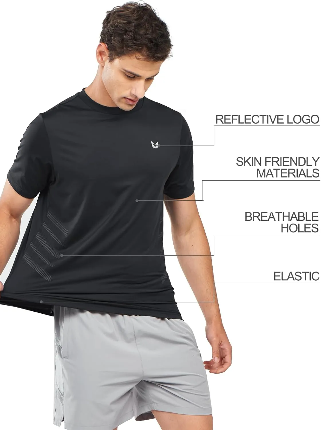NORTHYARD Breathable 2.0? Men's Athletic Workout T-Shirt