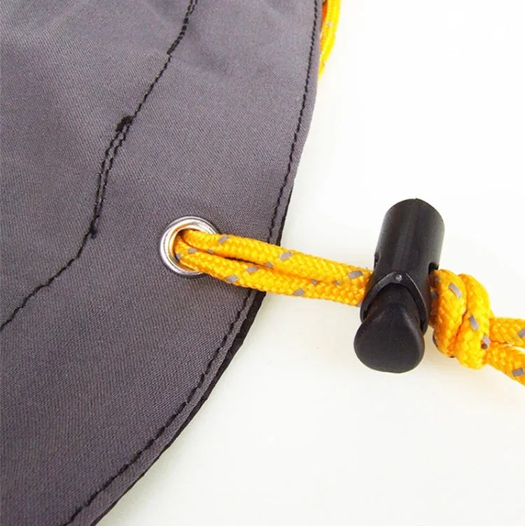 Outdoor Dust-Proof and Dirt-Proof Foot Cover Lightweight Silicone-Coated Nylon Waterproof Snow Cover(Orange)