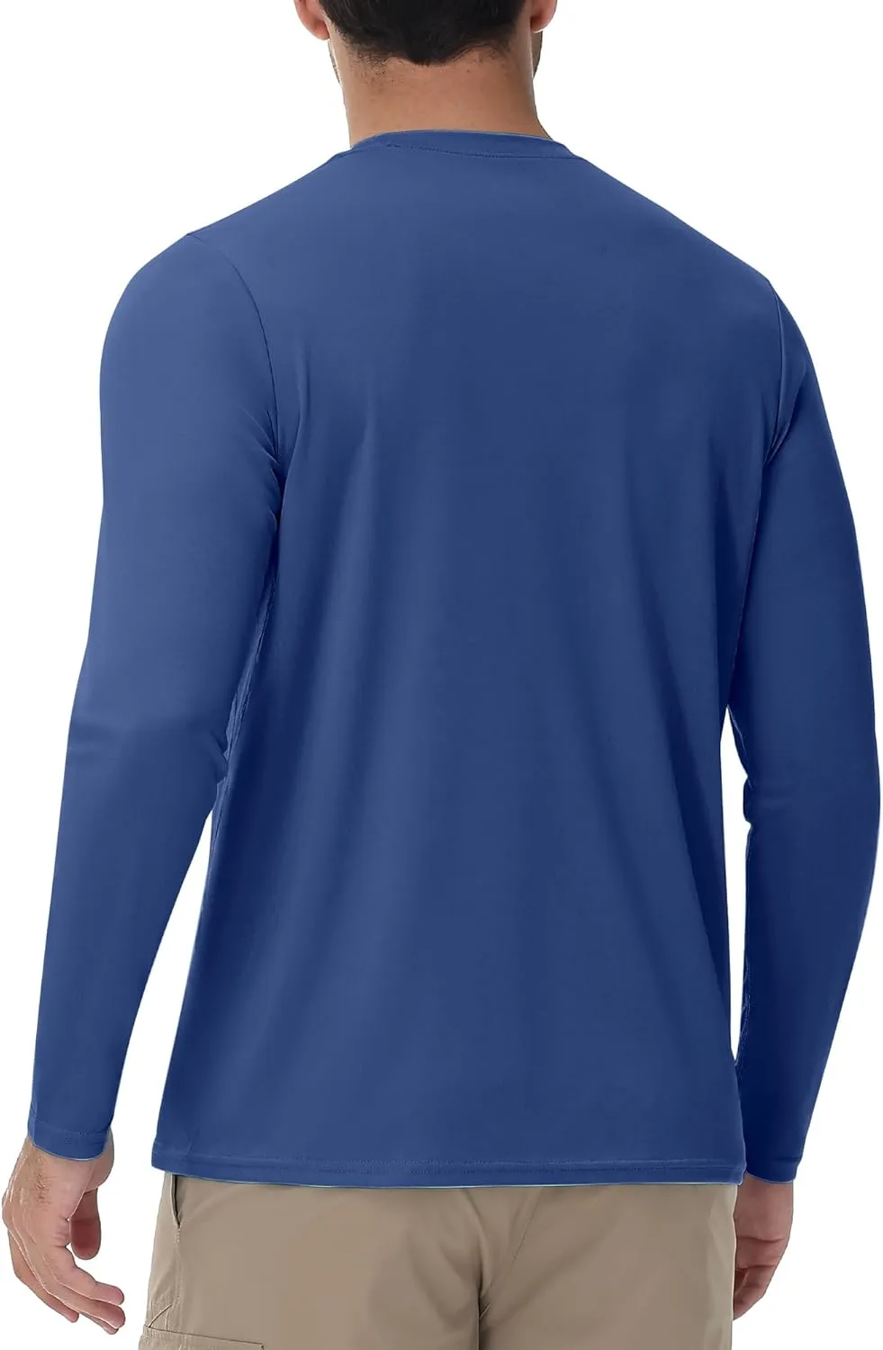 Runhit Men's UPF 50  Sun Protection Shirts Long Sleeve UV Swim Shirt Fishing Hiking Running Rash Guard Quick Dry Lightweight