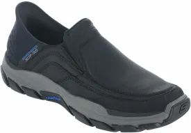 Skechers USA Men's Respected-Elgin 204810 Moc Toe Leather Slip-Ins, 24.0 cm