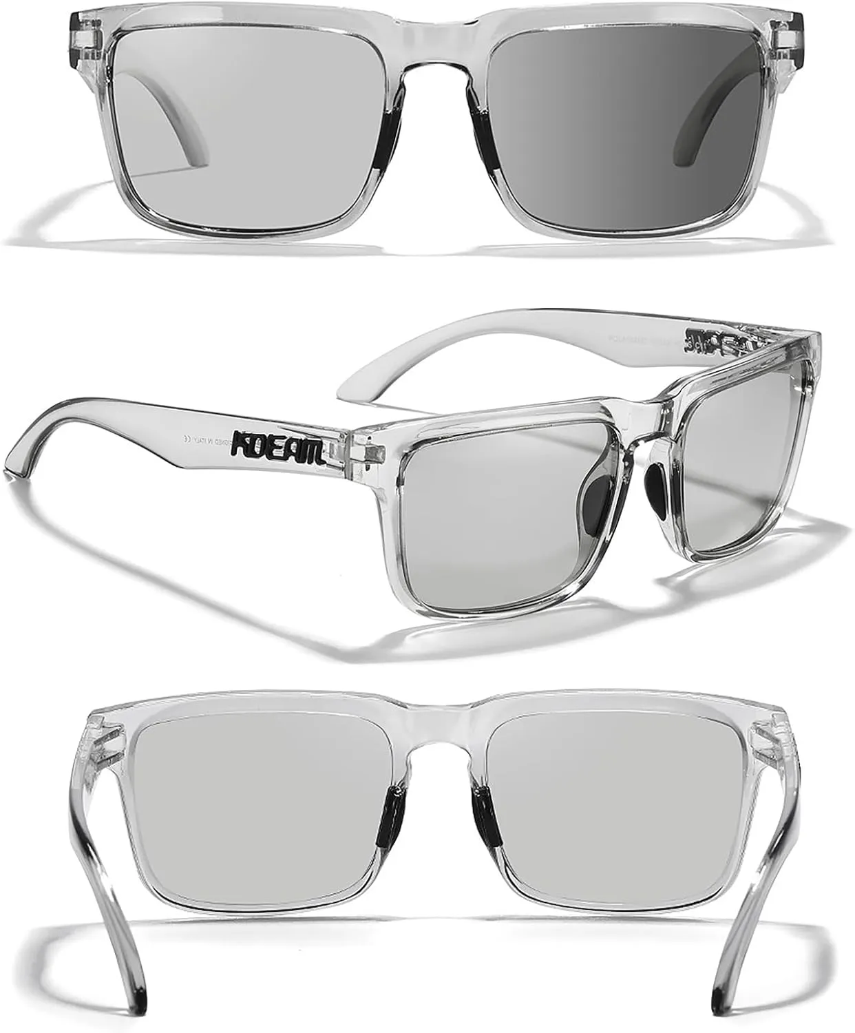 STGATN Big Head Sunglasses for Men - 155MM for Large Wide Heads Men's TR90 Ultralight UV400 Protection Glasses