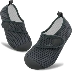 VIFUUR Kids Water Shoes Boys Girls Barefoot Water Sports Socks Hook&Loop Beach Shoes Quick Dry Aqua Socks Swim Walking Outdoor Sports for Toddler